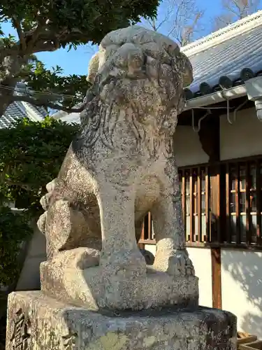 錦織神社の狛犬