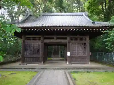 武蔵国分寺薬師堂の山門・神門