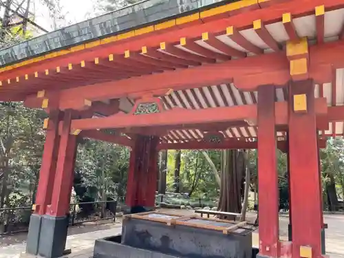 武蔵一宮氷川神社の手水