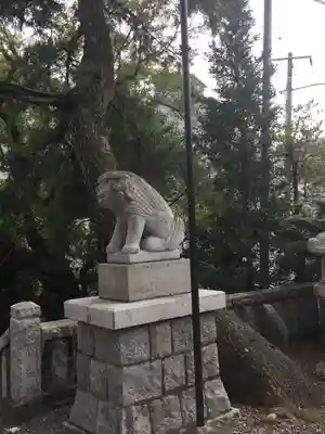 湯前神社の狛犬