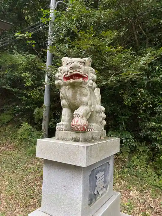 倭文神社の狛犬