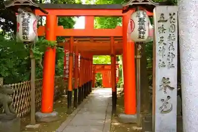 五條天神社の鳥居
