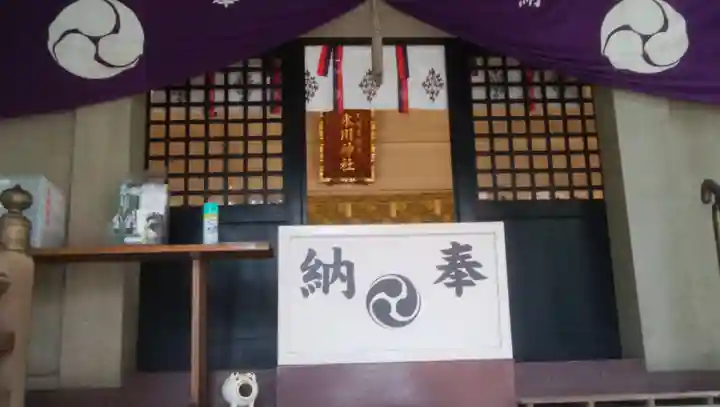 上目黒氷川神社の本殿・本堂