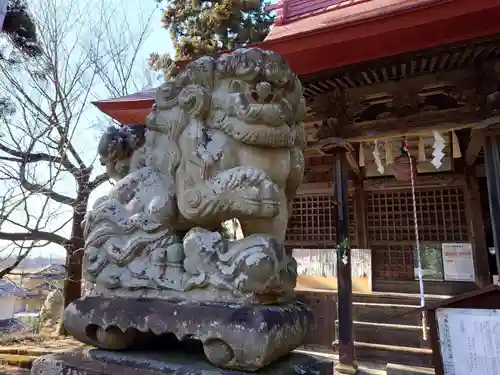 隠津島神社の狛犬