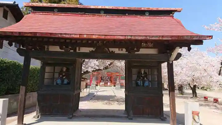 石和八幡宮(官知物部神社)の山門・神門