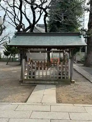 旗岡八幡神社の手水舎