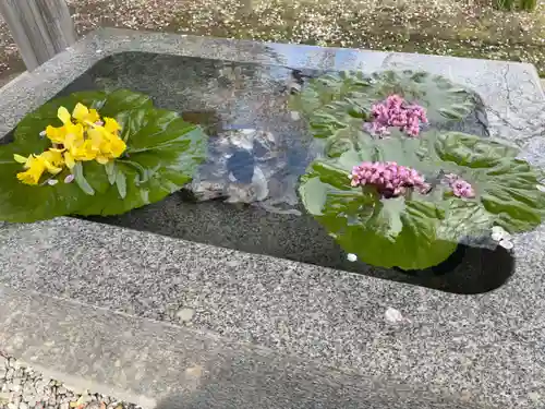 一本栗地主神社の手水