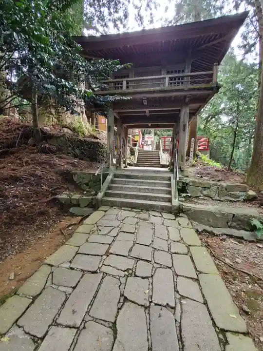 鷲子山上神社の山門・神門