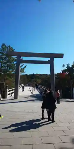 伊勢神宮内宮（皇大神宮）の鳥居