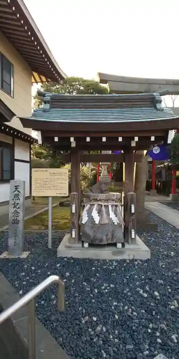 葛飾氷川神社の手水舎