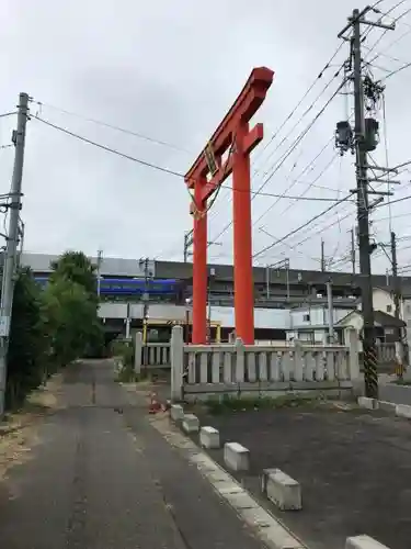 蒲原神社の鳥居