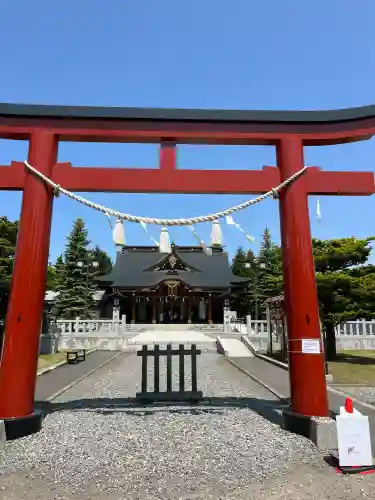 美瑛神社の鳥居