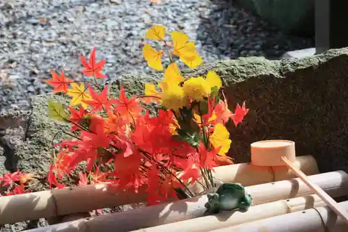 阿久津「田村神社」（郡山市阿久津町）旧社名：伊豆箱根三嶋三社の手水舎