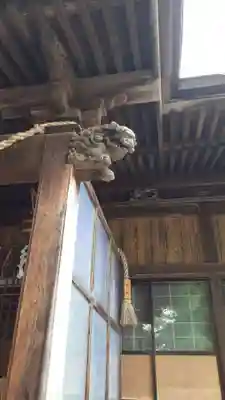 東神楽神社の狛犬