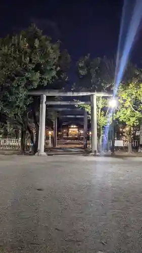 溝旗神社（肇國神社）の鳥居