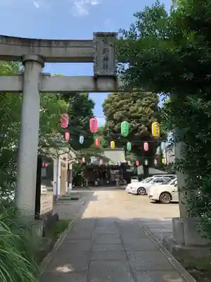 天沼熊野神社の鳥居