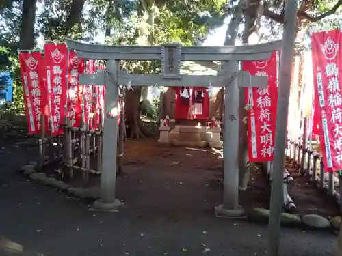 鶴嶺八幡宮の鳥居