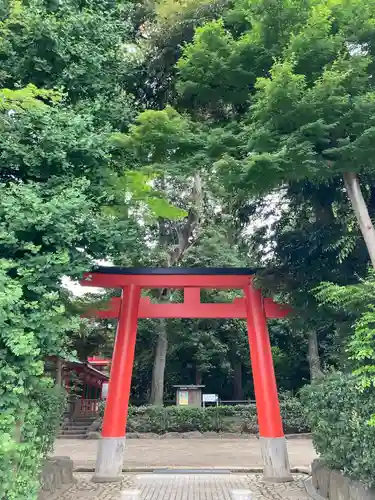 井草八幡宮の鳥居