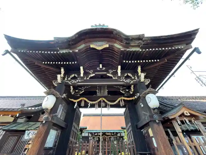 六孫王神社の山門・神門