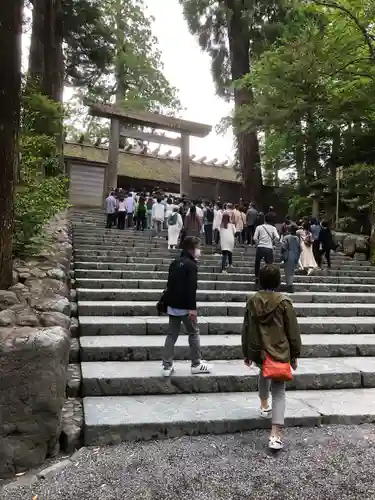 伊勢神宮内宮（皇大神宮）の鳥居