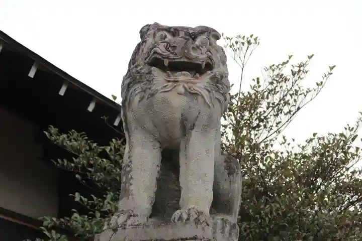 開成山大神宮の狛犬