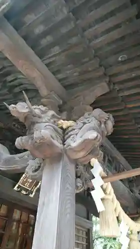 星川杉山神社の芸術