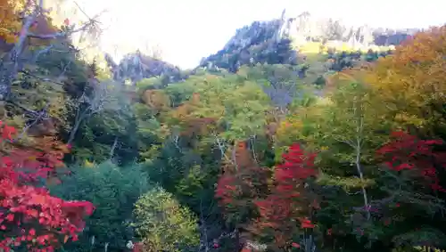 大雪山層雲峡神社の景色