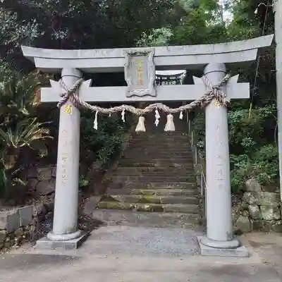 有明温泉神社の鳥居