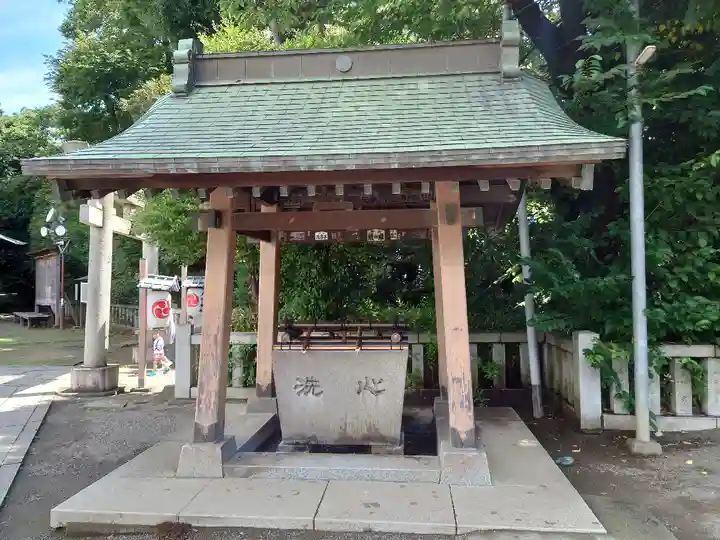 赤羽八幡神社の手水舎