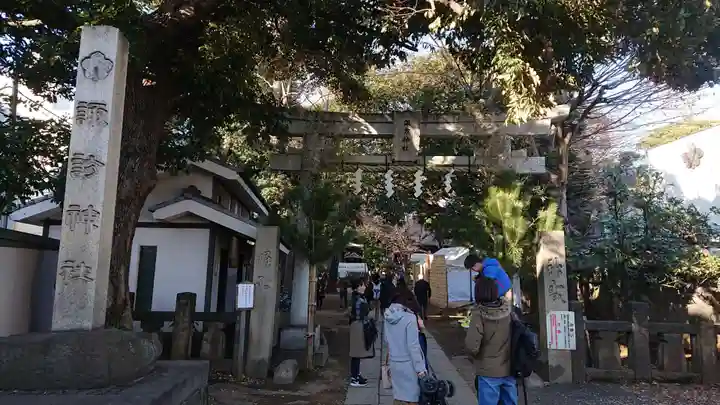 諏方神社の鳥居