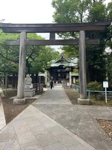 荏原神社の鳥居