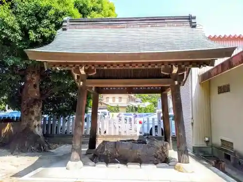 明神社（東宿明神社）の手水舎