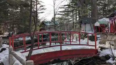 白石神社の庭園