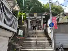 石川町諏訪神社の鳥居