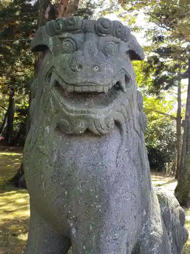 笹津神社の狛犬