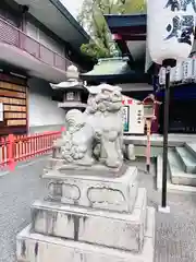 開口神社の狛犬