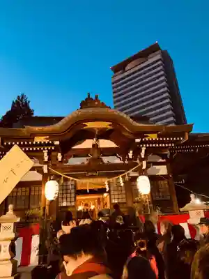 落合白山神社の本殿・本堂