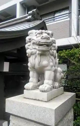 神楽坂若宮八幡神社の狛犬