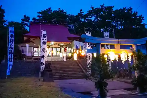 尻岸内八幡神社のお祭り
