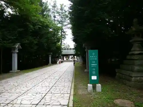 帯廣神社の景色