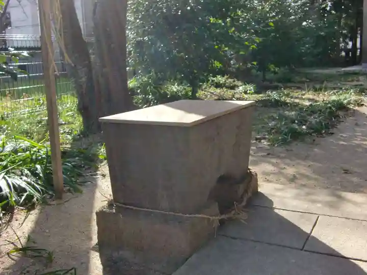 日秀将門神社の手水舎