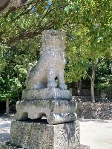 國津比古命神社の狛犬