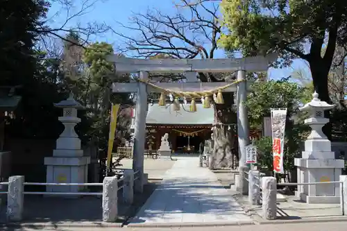 新田神社の鳥居