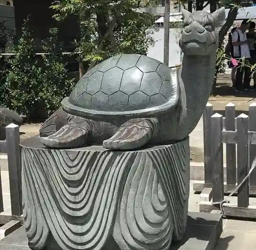 亀有香取神社の狛犬