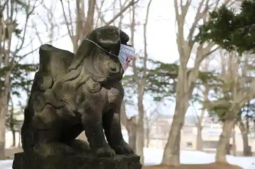 北広島市総鎮守　廣島神社の狛犬