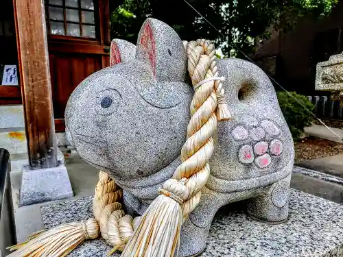 大井神社（如意）の狛犬