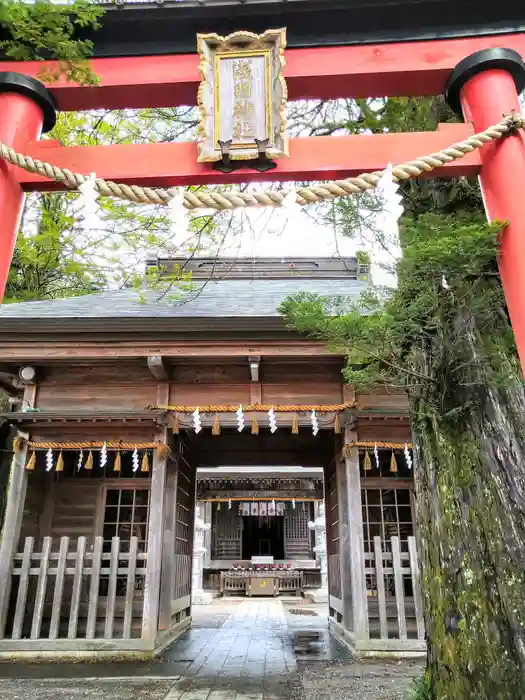 淺間神社（忍野八海）の鳥居