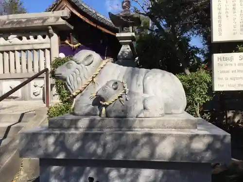 羊神社の狛犬