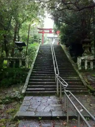 柞原八幡宮の鳥居