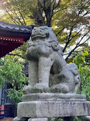 長田菅原神社の狛犬